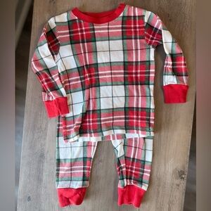 Carter's Red and Green Plaid Bay Pjs